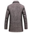 Alpscommerce men's trench coat Korean slim wool coat