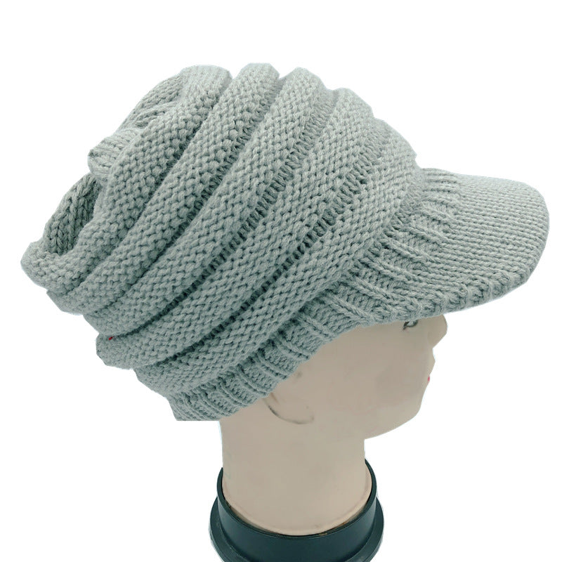 Woolen cap, knitted cap, ear protection cap