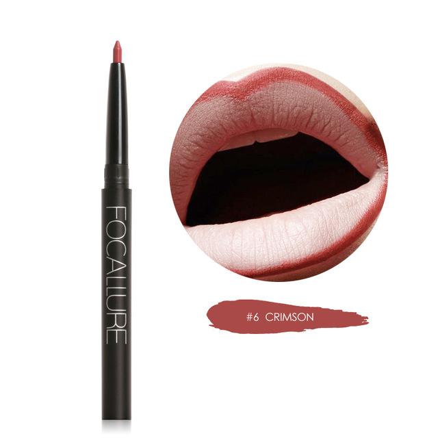 Focallure Waterproof Lip Liner6 Crimson