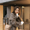 Women's Padded Cashmere Coat Long Over The Knee