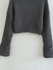 Style Women's Ribbed Turtleneck Sweater Women