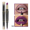 Matte Double-headed Lipstick Lip Liner Lip Lacquer