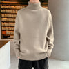 Turtleneck Sweater For Men Loose Velvet Thickened