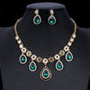 Women's Jewelry Set Bridal Necklace Earrings Wedding Two-piece Banquet Accessories