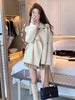 High Class Hepburn Style Korean Woolen Coat