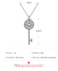 Diamond Garland Key Necklace For Women Reel Chain