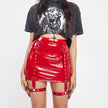 Women's Leather Trendy Hip Skirt