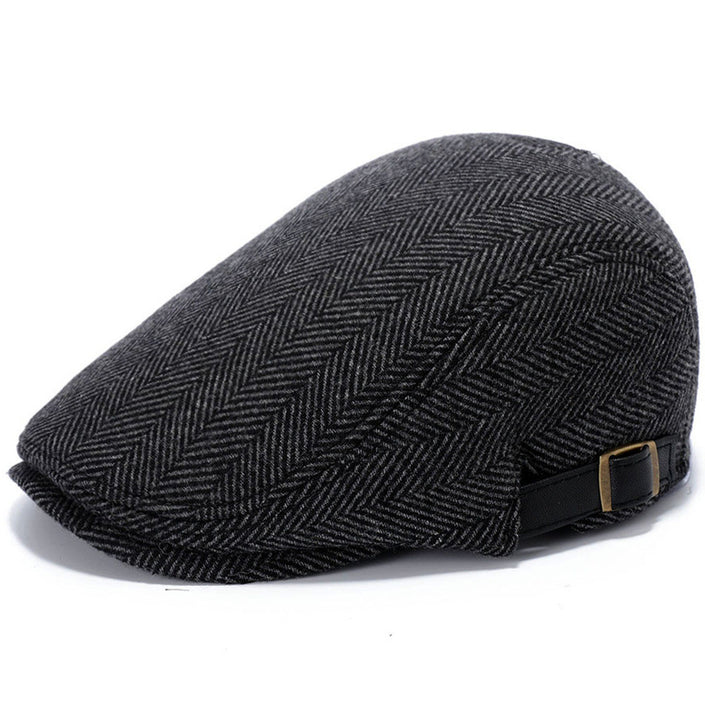 Outdoor Autumn And Winter Woolen Hat Men's Beret