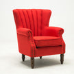 American Style Retro Simple Fabric Single Sofa Chair