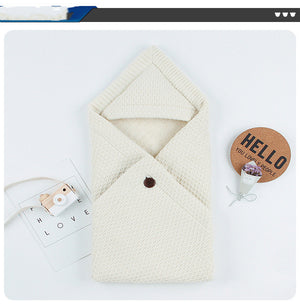 Cute Anti-kick Sleeping Bag With Sandwich And Velvet Knitted