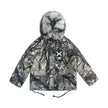 Big Fur Collar Camouflage Mountain Carving Loose Coat Cotton Jacket