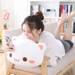 Cute lying kitten plush toy