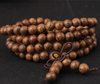 Shun Wenji Wooden Bracelet Cliff Bean Wood Bracelet Couple Bracelet Men and Women Jewelry 108 Beads Bracelets