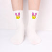 Bad Rabbit Socks Black And White Long Cotton Socks Knitted Socks For Men And Women