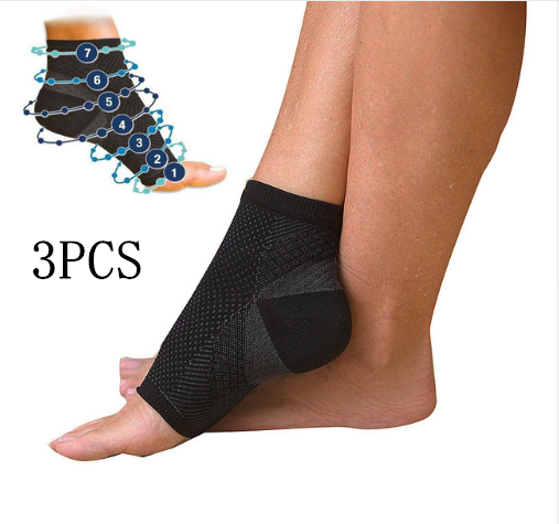 Men Women Anti Fatigue Compression Foot Sleeve Foot Ankle Compression Socks