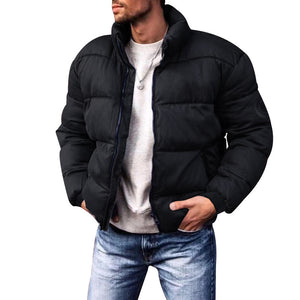 Coat Stand-up Collar Downcotton-padded Jacket Thickened Men's Cotton Jackets