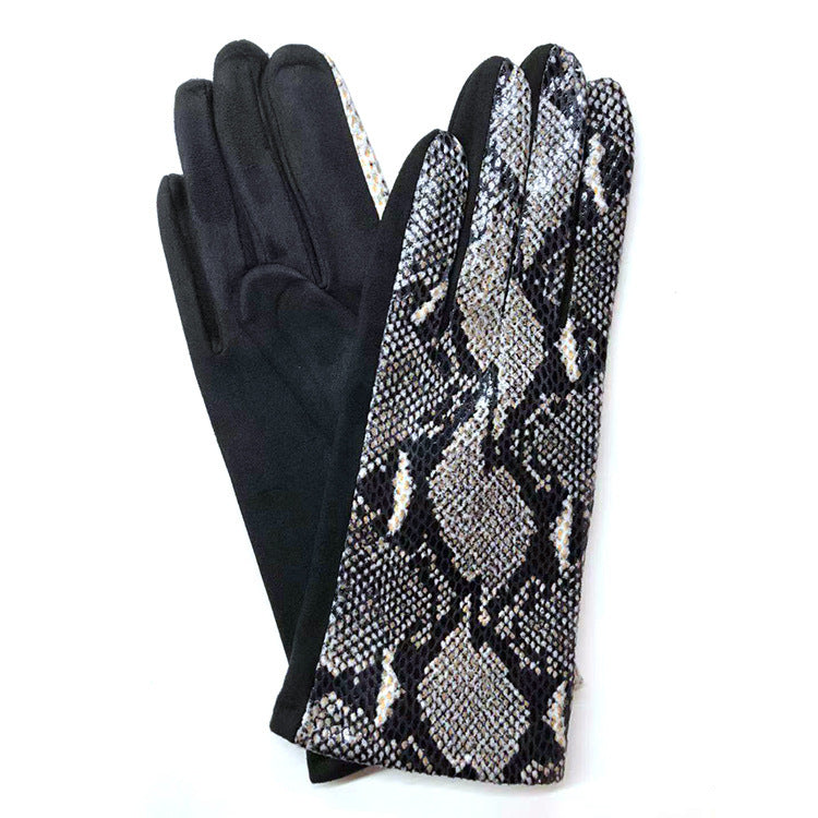 Warm outdoor cycling gloves