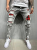 Men's paint jeans