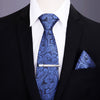 Three-piece Tie Men's Formal Business Square Scarf Tie Clip