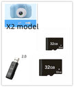 X2 HD Mini Cartoon Kids Digital Camera