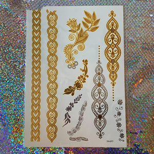 Bronzing tattoo stickers