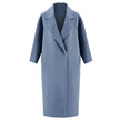 High-end Water Ripple Woolen Coat