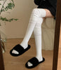 Autumn And Winter Milk White Warm Stockings Women