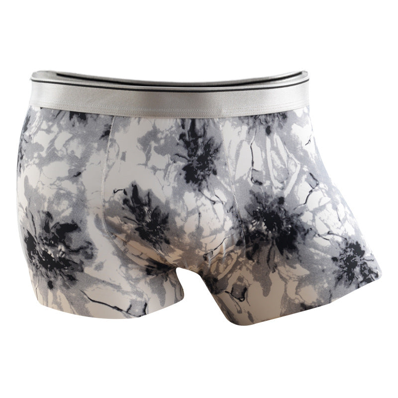 Underpants Man Ice Silk Men Underwear Boxer Shorts Seamless