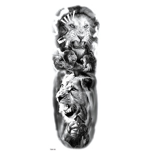 Jesus Virgin Crown Lion Waterproof Tattoo Stick