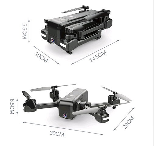 Folding quadcopter