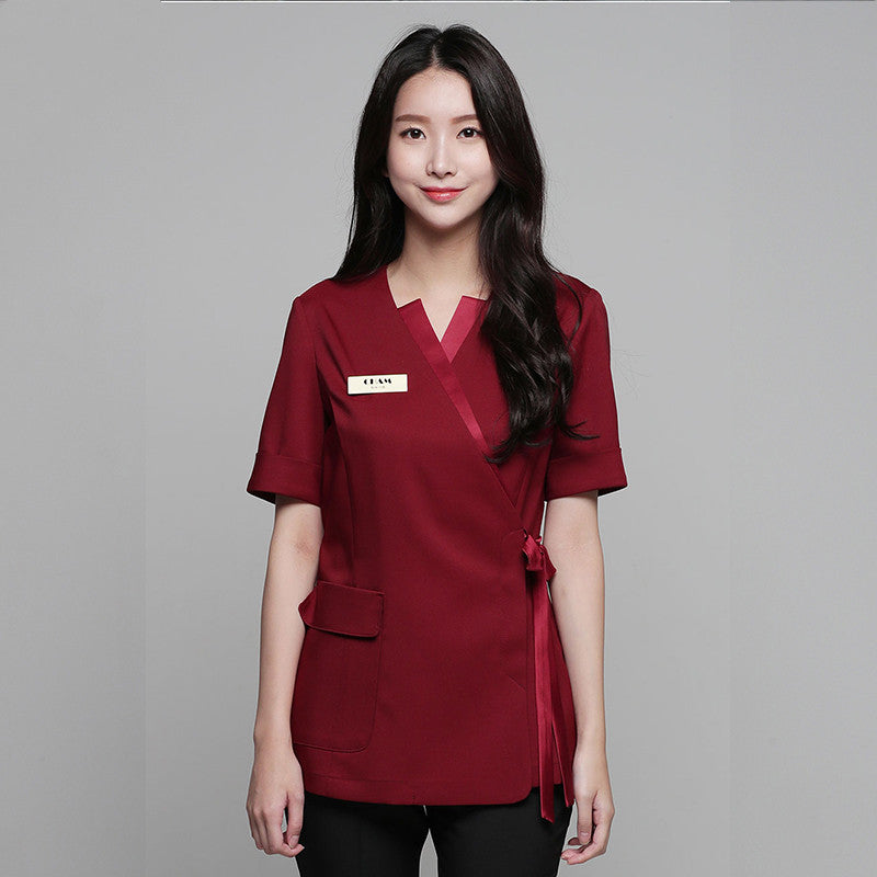 Korean Style Work Clothes For Beauty Health Technicians