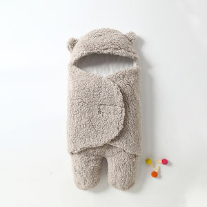 Baby Lamb Fleece Sleeping Bag Thickened Anti Shock