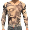 3D Tattoo Guangong Longnv Long Sleeve Sunscreen Clothes