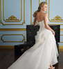 Short and long long tube top sweet European and American foreign trade wedding dress