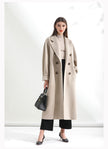 Women's mid-length woolen woolen coat