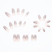 French Sparkling Diamond Wear Fake Nail Set