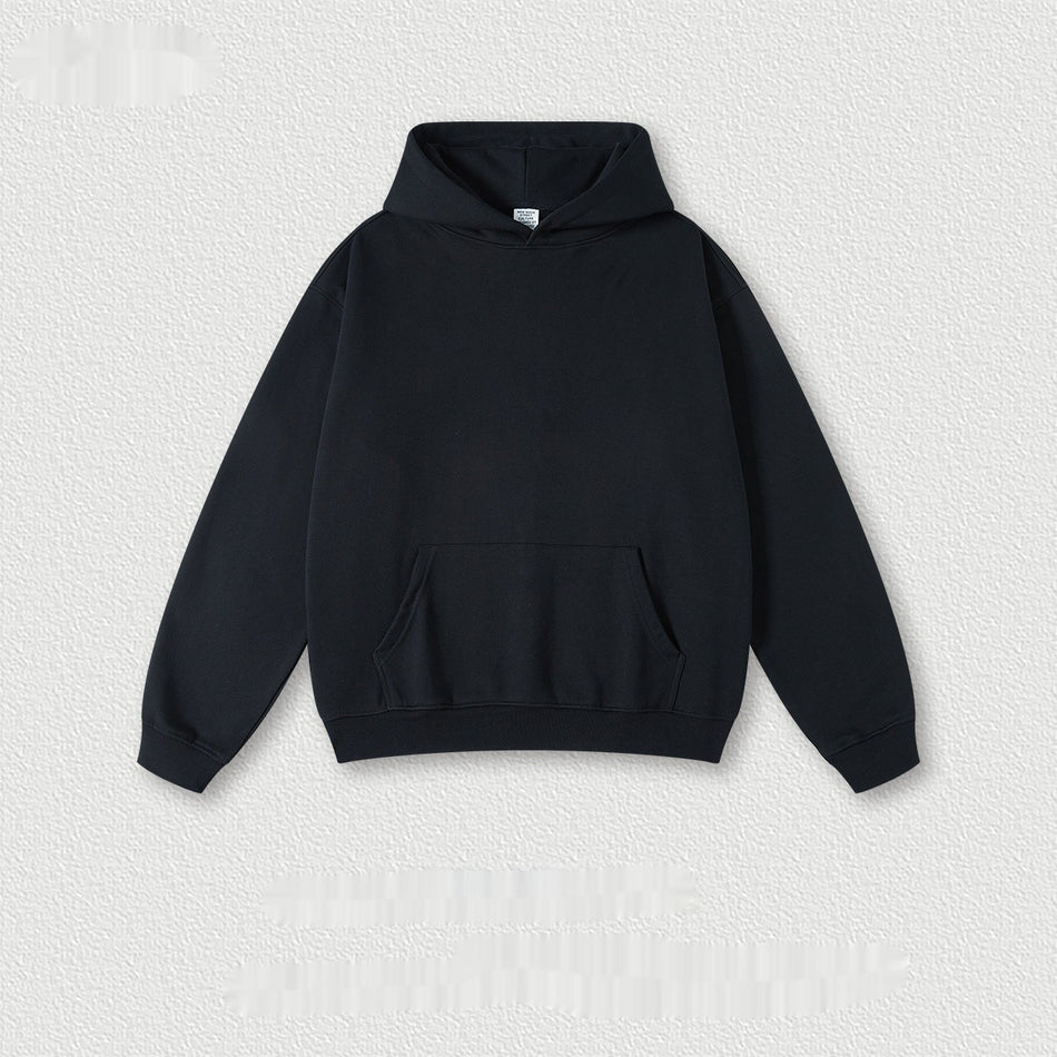 Men's Women’s Fashion Simple Solid Color Hoodie