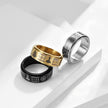 Rotatable Titanium Steel Ring For Men