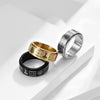 Rotatable Titanium Steel Ring For Men