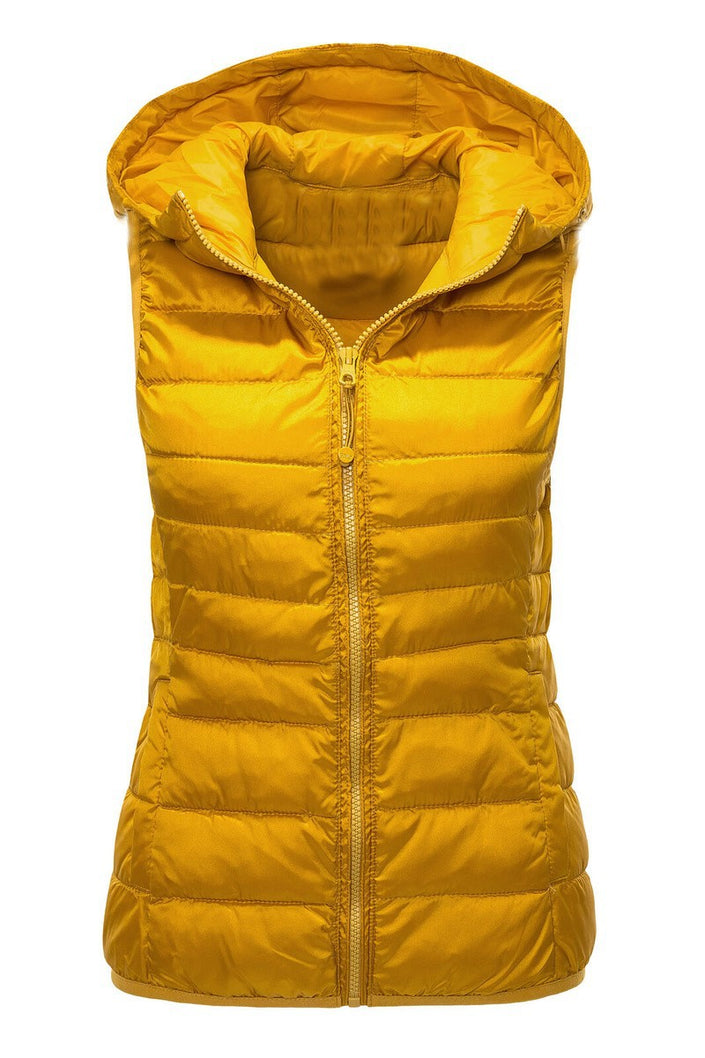 Women's Warm Vest Hooded Vest Cotton-padded Jacket