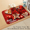 Christmas carpet flannel mat