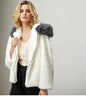 Faux fur plush loose coat