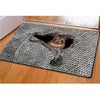 3D cute cat print carpet