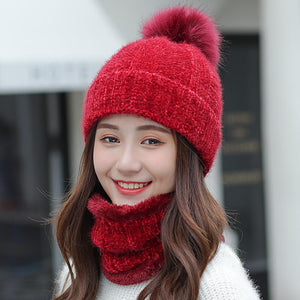 Women's Winter Fleece Thick Warm Hat