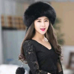 Autumn And Winter New Men And Women Fur Grass Fox Fur Hat Dome Mongolian Hat Thick Warm Russian Wind Snow