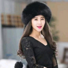 Autumn And Winter New Men And Women Fur Grass Fox Fur Hat Dome Mongolian Hat Thick Warm Russian Wind Snow