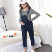 Pregnant Women Plus Velvet Thick Bib Pants, Trendy Mothers Wear Loose Outside