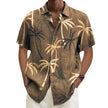 Men's Beach Floral Button Shirt