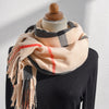 Fashion OL Striped Plaid Scarf