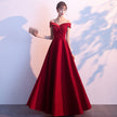 Wedding engagement red evening dress